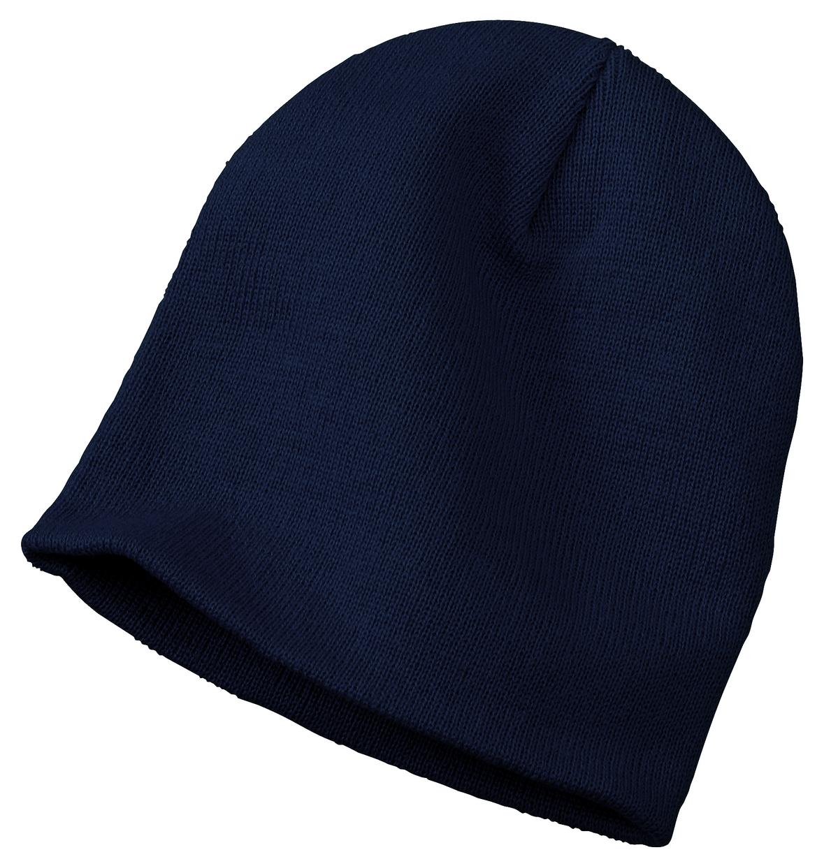 navy skull cap